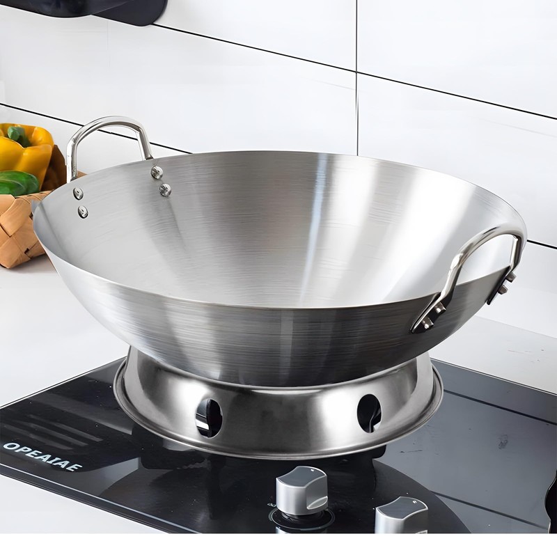 EPDPLAY 2 PCS Wok Ring, stainless steel Wok Rack, 7¾-Inch