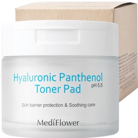 Mediflower Aloe Vera Fresh Soothing Toner Pads 180ml 60 sheets (functional certification) - 2. Hyaluronic Toner Pads 60 sheets / 메디플라워 알로에베라 프레쉬 수딩 토너 패드 180ml60매 (기능성인증) - 2.히알루로닉 토너 패드 60매