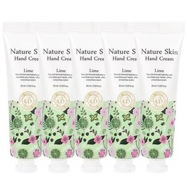 5 Food Aholic Nature Skin Lime Hand Creams / 5개 푸드어홀릭 네이처 스킨 라임 핸드크림