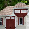 Tandefio 2 Pk 10''x23'' White Flush Mount Shed Window with