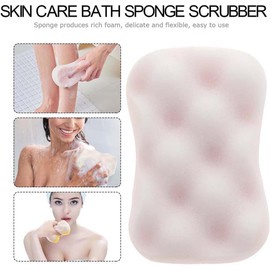 8 Piezas Esponja de Baño de Doble Cara Exfoliante para Adulto
