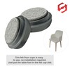 SUL Castor Caster Cup With Felt Pad Non Slip Floor
