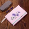FRORA Embroidered Journal Notebook, A5 Softcover, Dot Line, (Pink, Yagle
