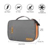 Gocokia Double Layer Electronic Accessories Organizer, Handle Waterproof Travel Cable