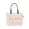Out of Print Library Card Zippered Market Tote