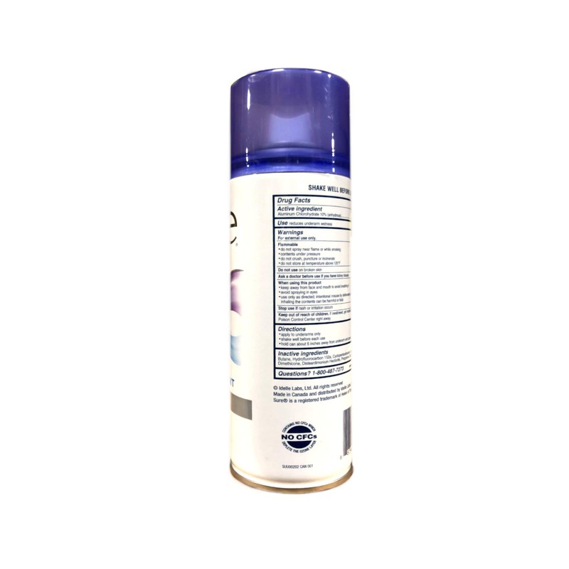 Sure AP Spray DEOD Regular 6OZ Idelle Labs