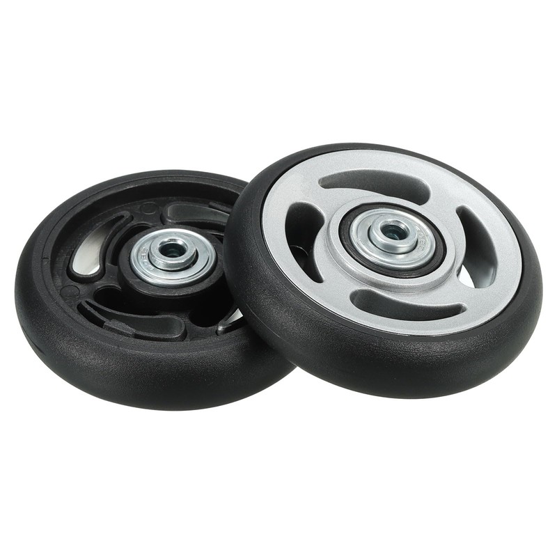 PATIKIL Replacement Luggage Suitcase Wheels Repair Kit, 82mmx19mm Wear-Resistant &