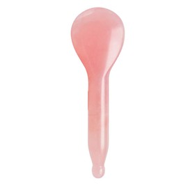 Rose Quartz Jade Roller Real Jade Gua Sha Board Mushroom Massager Face Lifting Tool Facial Guasha Massage tool (Spoon Shape)