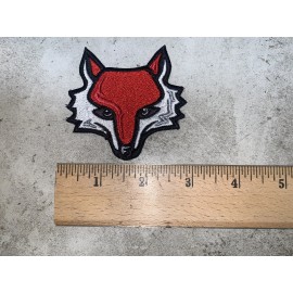 CUSTOM MADE Embroidered Marist Fox Head patch Iron On and/or Sew On