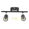 Flush Mount Ceiling Track Light Holder 2 Light Rotating Adjustable
