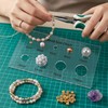 2 PCS Bead Size Measuring Tool Acrylic Bead Chart Multi-Function