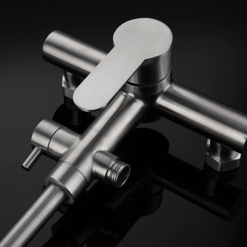 GDRASUYA10 Wall Mount Kitchen Faucet Stainless 360?? Rotation Commercial Sink