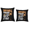 Drywall Finisher Tools Repair Kit Plasterboard Installer Throw Pillow