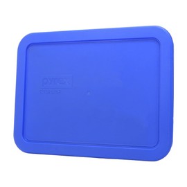 Pyrex 7210-PC 3 Cup Amparo Blue Food Storage Replacement Lids (2-Pack) - Made in USA