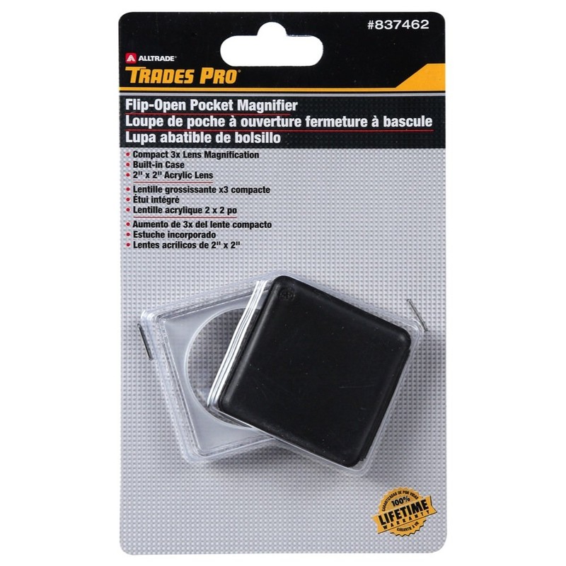 837462 Flip-Open Pocket Magnifier