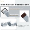 JASGOOD Men Canvas Fabric Belts Casual Web Cloth Belts with