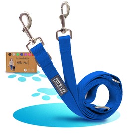 Kuri Pai® Dog Lead Multi-Adjustable 3 m / 1.5 m - 2.8 m Double Lead for Two Dogs Environmentally Friendly Made from Bamboo