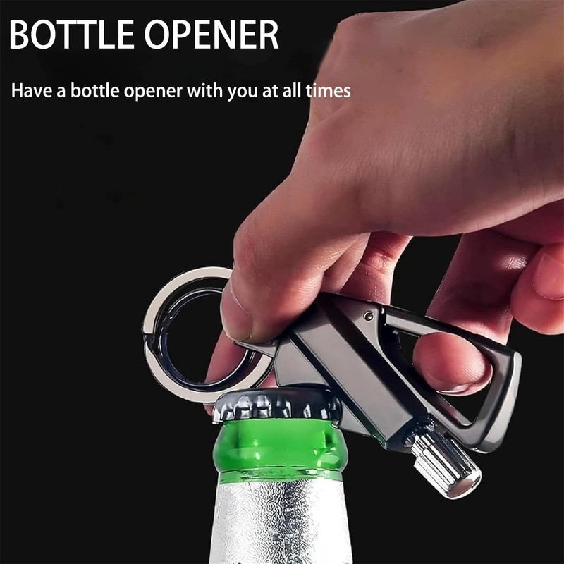 Permanent Match Infinity Lighter, Keychain Lighter with Multitool Keychain Bottle