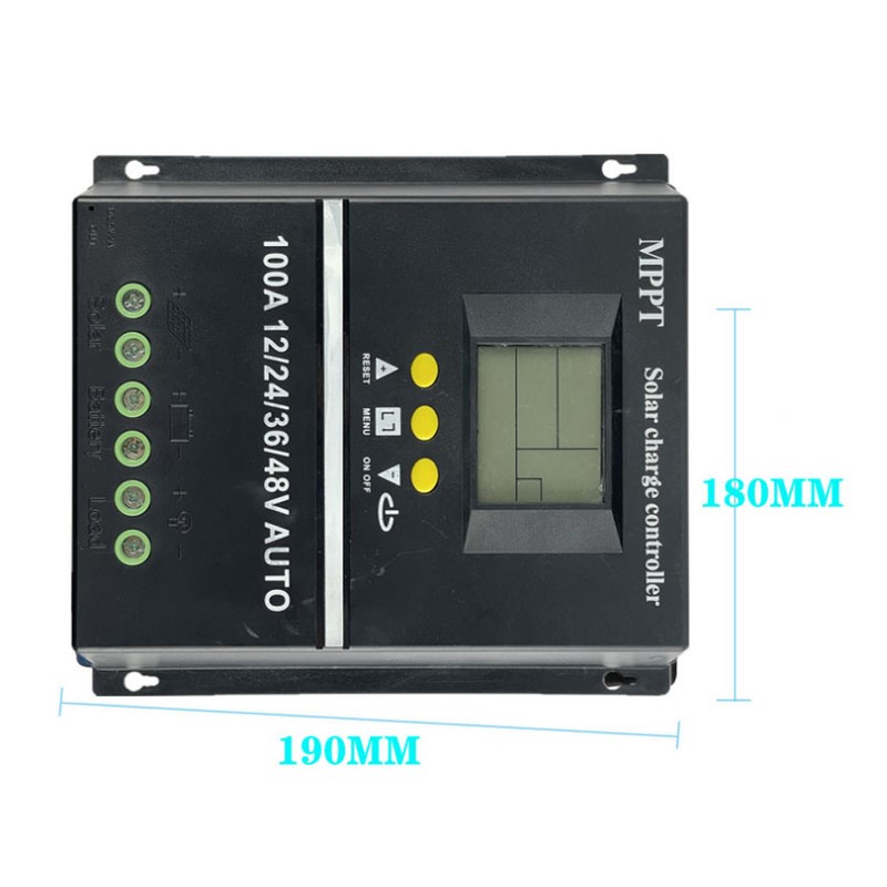 Voltage Automatic Identification Solar Controller LCD Display Off-grid System Electrical