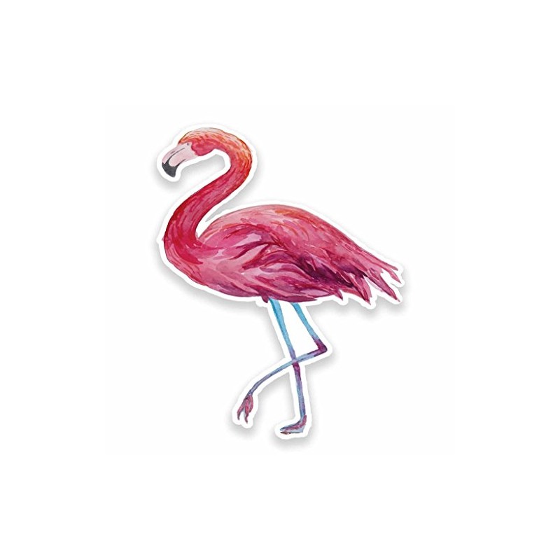 2 x 30cm/300mm Pink Flamingo WINDOW CLING STICKER Car Van