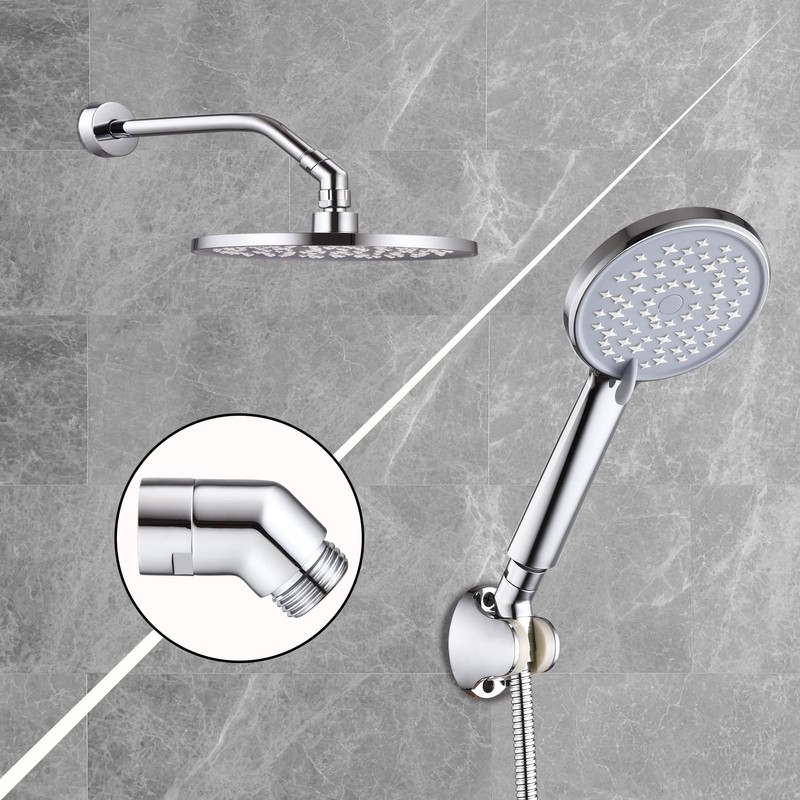 Walkinginrain 135 degrees Shower Head Elbow Adapter, Shower Arm Elbow