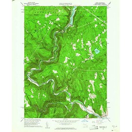 YellowMaps Rowe MA topo map, 1:24000 Scale, 7.5 X 7.5 Minute, Historical, 1960, Updated 1961, 26.9 x 22 in - Polypropylene