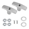2pcs RV Waste Valve Handle Replacements, Metal RV Tank Handle