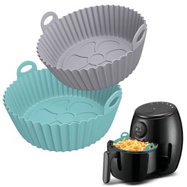 Hint Ov 2 Pack Air Fryer Silicone Liners, 3 to 5 QT