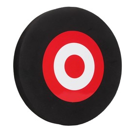 Naroote Blanco de Práctica de Tiro con Arco, Blanco de Tiro con Arco Móvil, Resistente Al Desgaste, Suave, de Alta Densidad para Disparar (Blanco Rojo Negro)