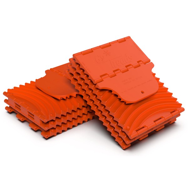 Pinto, Inc GoTreads Emergency Automotive Traction Tool - 2-Pack (Orange)