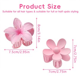 Yistoi Pack of 6 flower hair clips, flower hair clips, mini flower hair clips, hair accessories, can be used as for girls and women