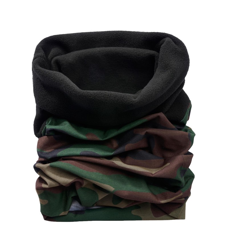 Brandit Multifunktionstuch Fleece Cold Weather Scarf, Woodland, Einheitsgröße