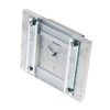 Seiko Clock QK737W Table Clock, White Marble 4.1 x 4.7