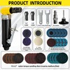 KJE Right Angle Die Grinder Kit, 90 Degree, 25000RPM, 29PCS