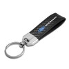 Ford Edge Real Carbon Fiber Leather Key Chain with Black