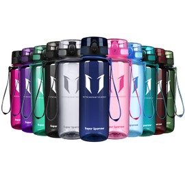 Super Sparrow drinking bottle, Tritan water bottle, 500 ml, BPA-free, ideal sports bottle for bike, fitness, university, outdoor, lightweight, sustainable