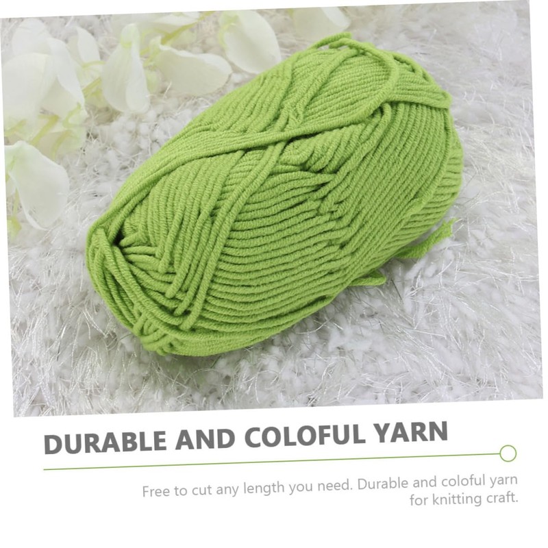 DOITOOL 5 Rolls Soft Cotton Yarn Comfortable Knitting String for
