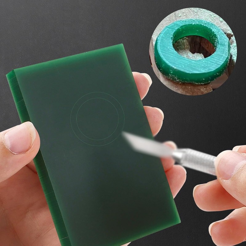 Nicear 5 Pieces 2mm Thin Carving Wax Sheets Ferris Wheel