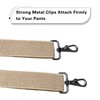 RIONA Men's Braces Wide 3.8 cm with 4 Carabiner Hooks