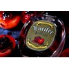 The scent of pizzadu with devilish charm and bright red