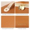 Prite Makeup Bag for Women Travel Waterproof Vegan Leather Cosmetic