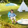 Idea Nuova CoComelon Kids Folding Beach Chair with Umbrella –