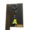 Molly's Charms handmade cartoon bear love keyring - green