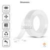 TUNEZ® Reusable Double-Sided Nano Tape, Traceless, Multipurpose Nano Grip Tape,