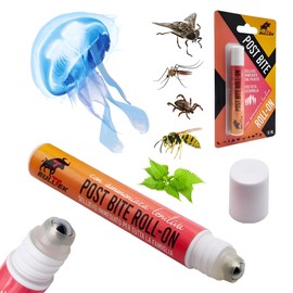 BullTek - Roll-on Pen with Soothing Ammonia | Relief from Itching & Redness | For Mosquitoes, Bees, Jellyfish & More | Eucalyptus & Mint, Transparent, 10 ml (Pack of 1)
