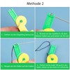 TNSLAND Pack of 3 Needle Threader Sewing Needles Sewing Machine
