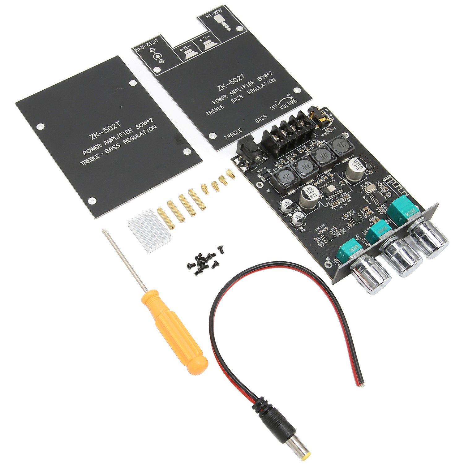 Bluetooth Amplifier Module 2 Channel High Power Digital AUX Sound Amp ...