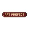 Capricornone Art Prefect Gel Domed Burgundy School Bar Badge