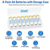 DMK POWER AA Rechargeable Batteries, 8 Pack, 2800mAh, 1.2V NiMH