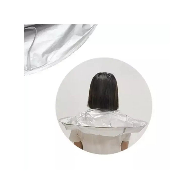 가정용 이발 미용 헤어컷 머리카락 받침 케이프 커버 방수 실리콘